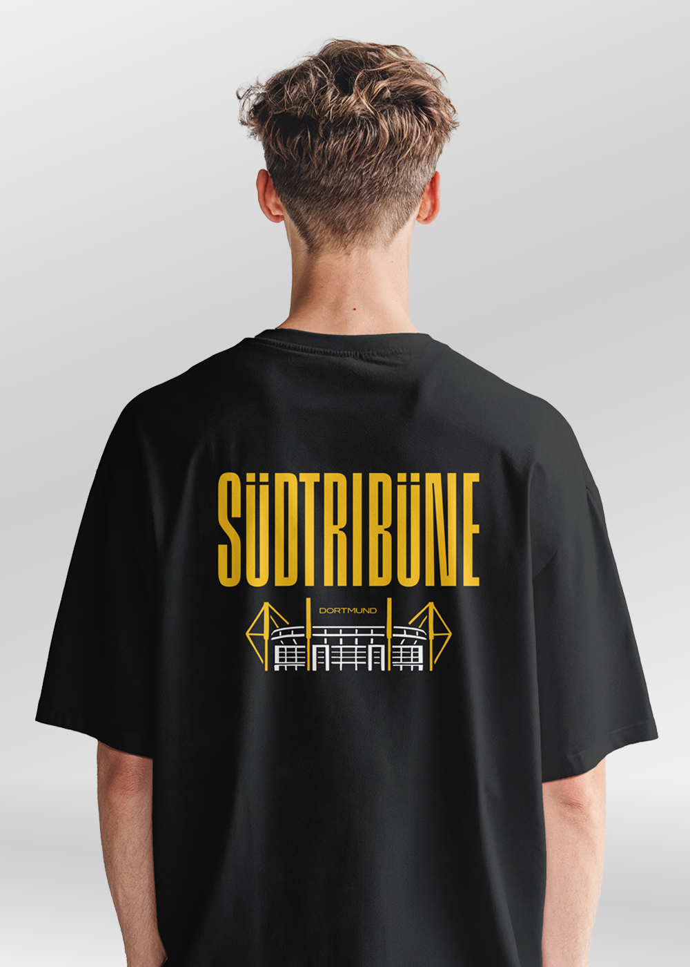 Koszulka SÜDTRIBÜNE czarna